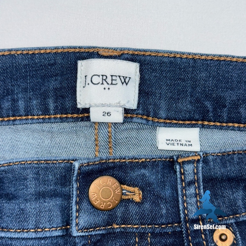 1141 J.Crew Classic High-Rise Skinny Jeans - Size 26 - Blue Medium Wash - Picture 8 of 11